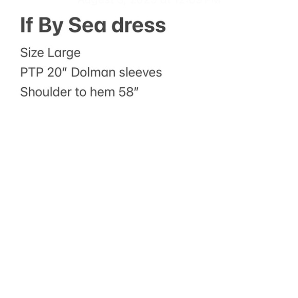 If By Sea Blue Tie-Dye Maxi Dress Boho Beach Size Large - Picture 8 of 8